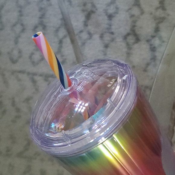 Starbucks 2021 Rainbow Kaleidoscope 24oz. Cold Cup - Picture 2 of 5